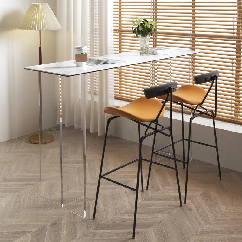 1/2/3 Pieces Bar Stool and Table Set Contemporary for Living Room