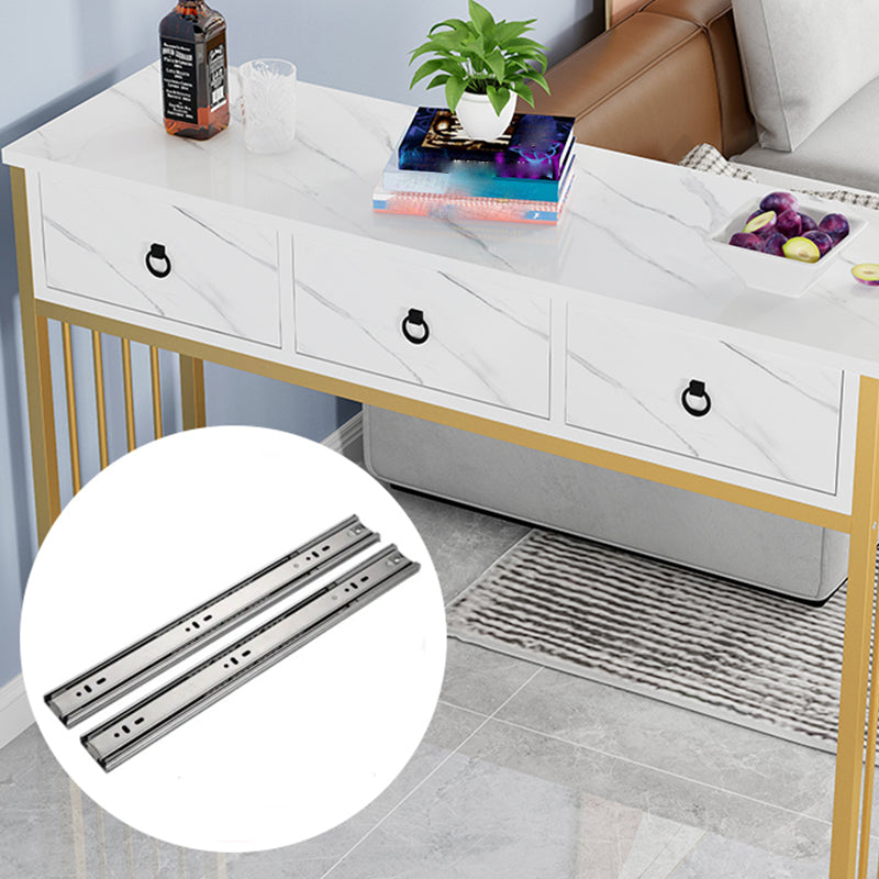 Glam Style Wood Rectangle Bar Height Pub Table for Living Room