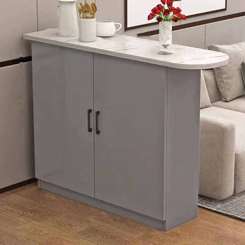 Contemporary Style Specialty Wood Bar Height Pub Table for Living Room