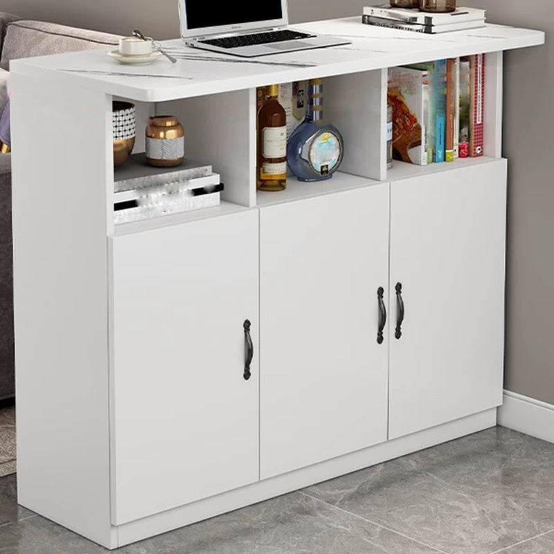 Contemporary Style Rectangle Wood Bar Height Pub Table for Kitchen