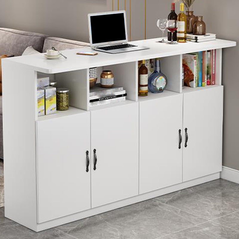 Contemporary Style Rectangle Wood Bar Height Pub Table for Kitchen