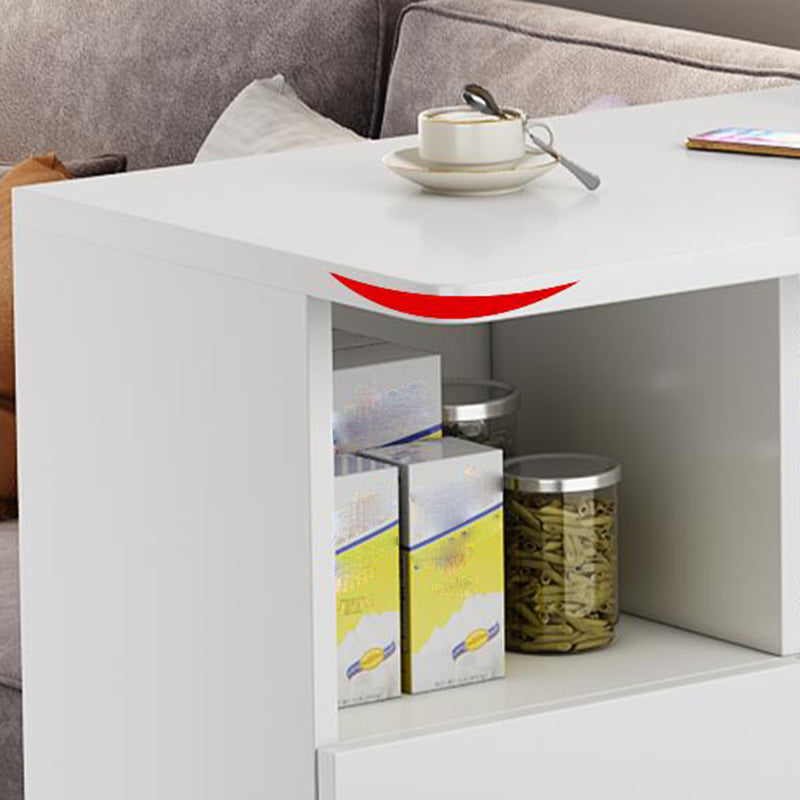 Contemporary Style Rectangle Wood Bar Height Pub Table for Kitchen