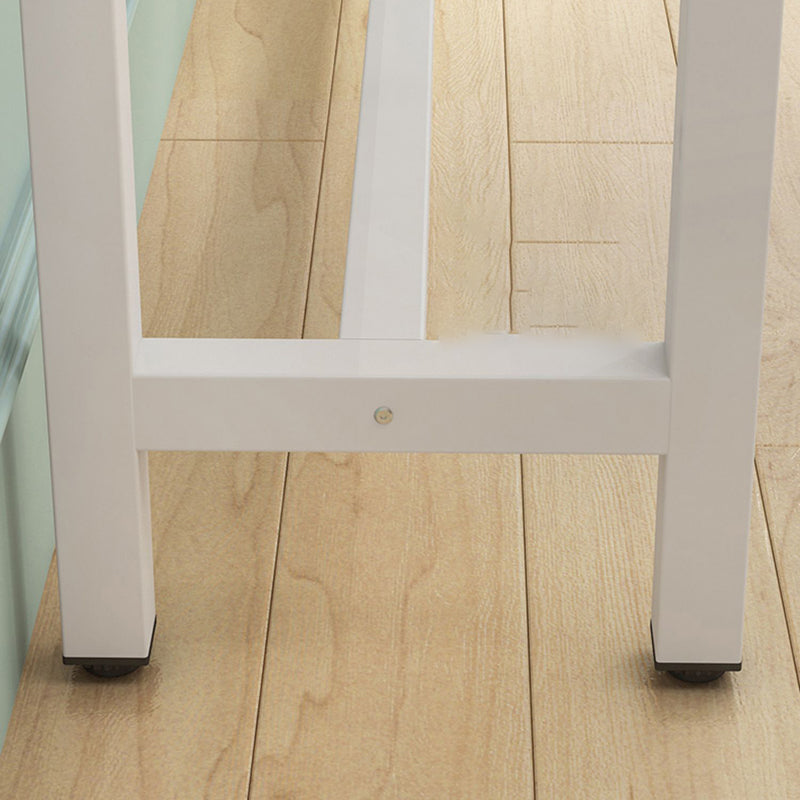 Modern Style Rectangle Wood Bar Height Pub Table for Dining Room