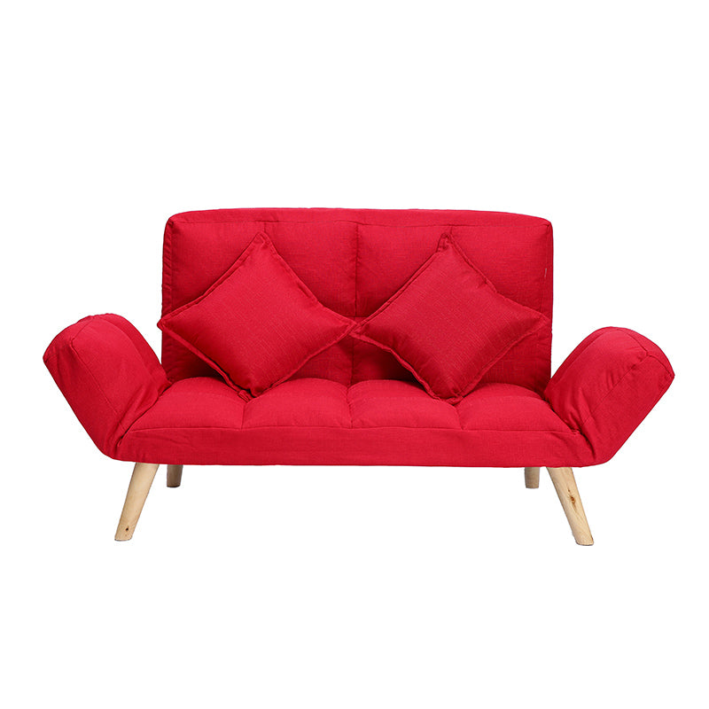 Contemporary Upholstered Chaise Lounge Recessed Arms Chaise Lounge