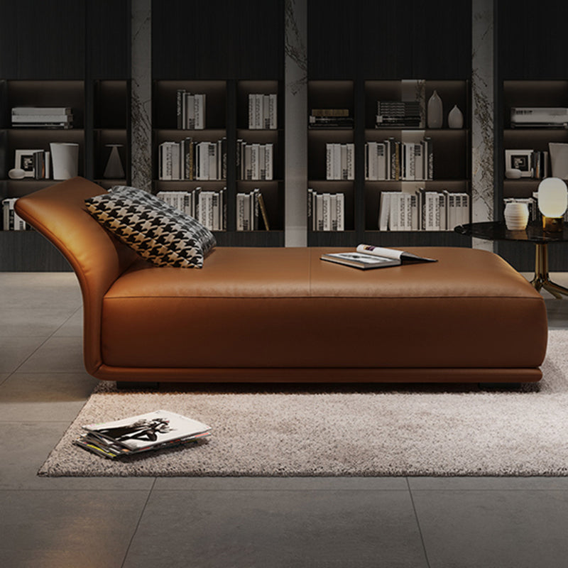Contemporary Upholstered Chaise Lounge Armless Arms Lounge Chair