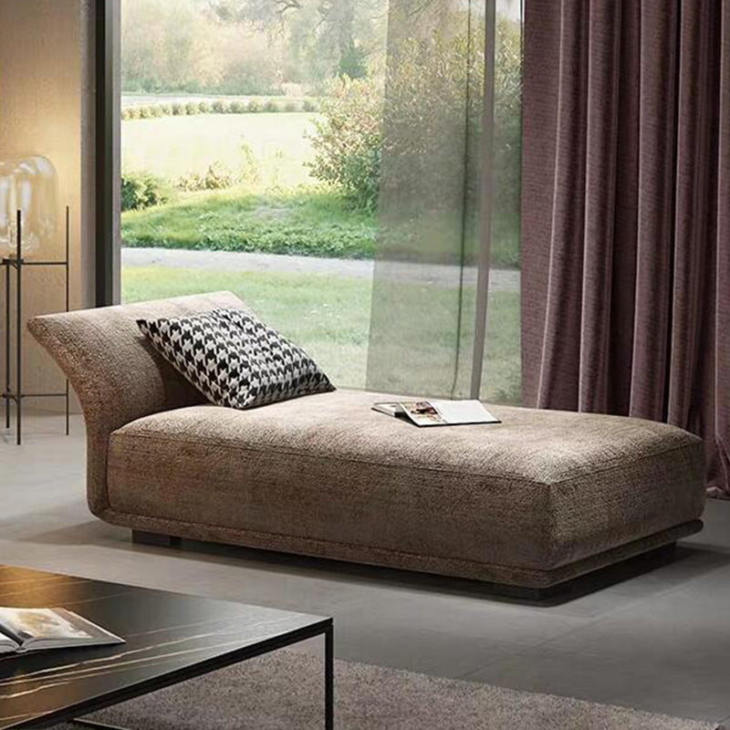Contemporary Upholstered Chaise Lounge Armless Arms Lounge Chair