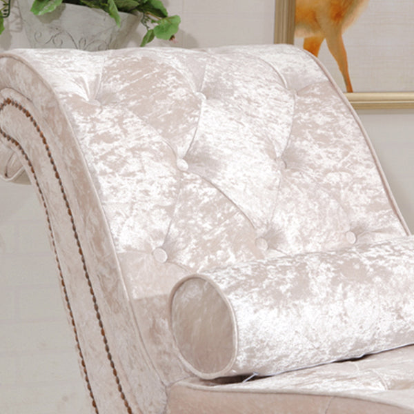 Scandinavian Upholstered Chaise Lounge Couch Armless Chaise Lounge Chair