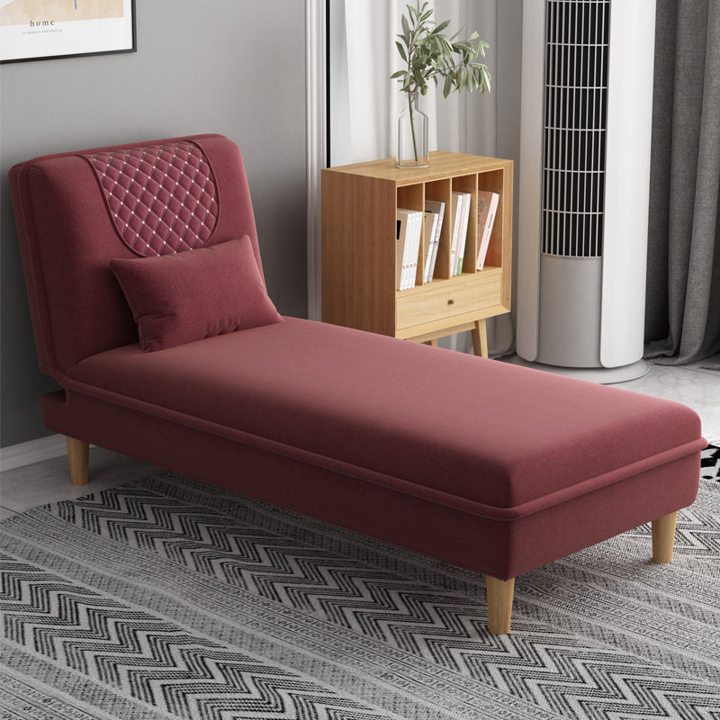 Contemporary Upholstered Chaise Lounge Couch Armless Chaise Lounge Chair