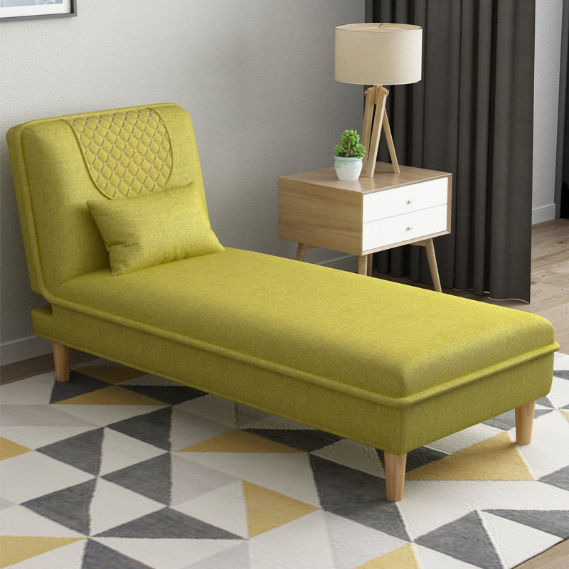 Contemporary Upholstered Chaise Lounge Couch Armless Chaise Lounge Chair