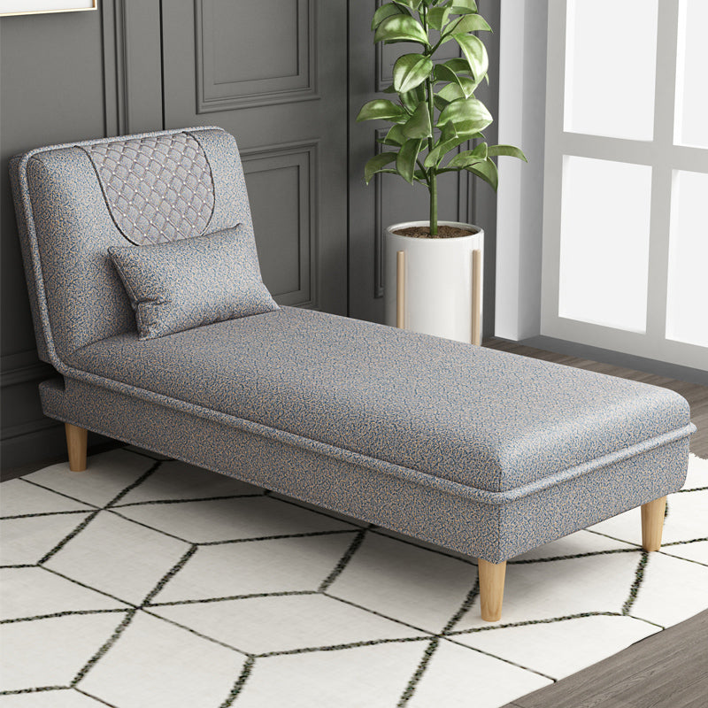 Contemporary Upholstered Chaise Lounge Couch Armless Chaise Lounge Chair