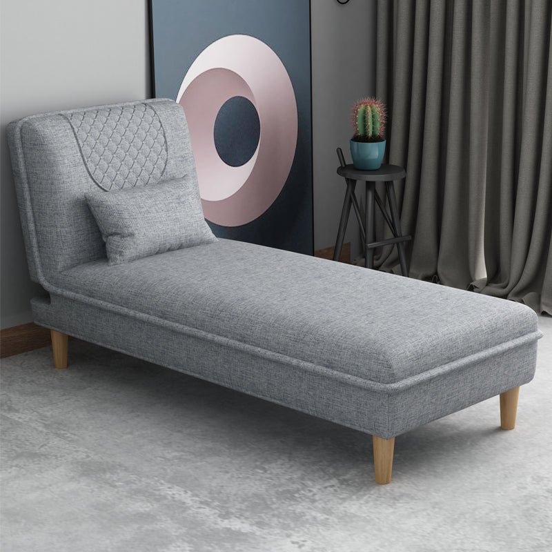 Contemporary Upholstered Chaise Lounge Couch Armless Chaise Lounge Chair
