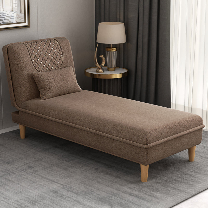 Contemporary Upholstered Chaise Lounge Couch Armless Chaise Lounge Chair
