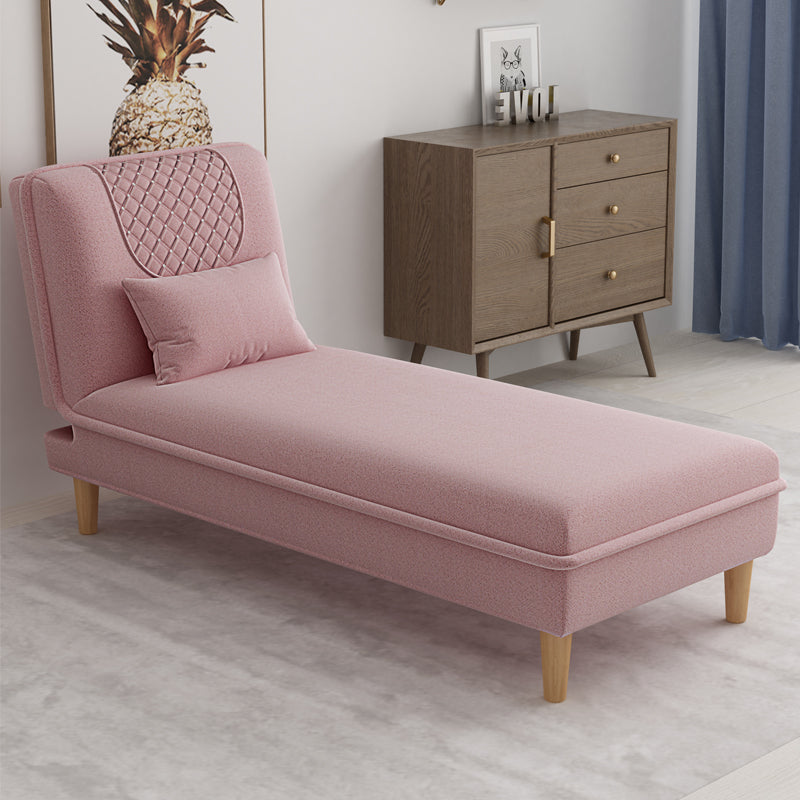 Contemporary Upholstered Chaise Lounge Couch Armless Chaise Lounge Chair