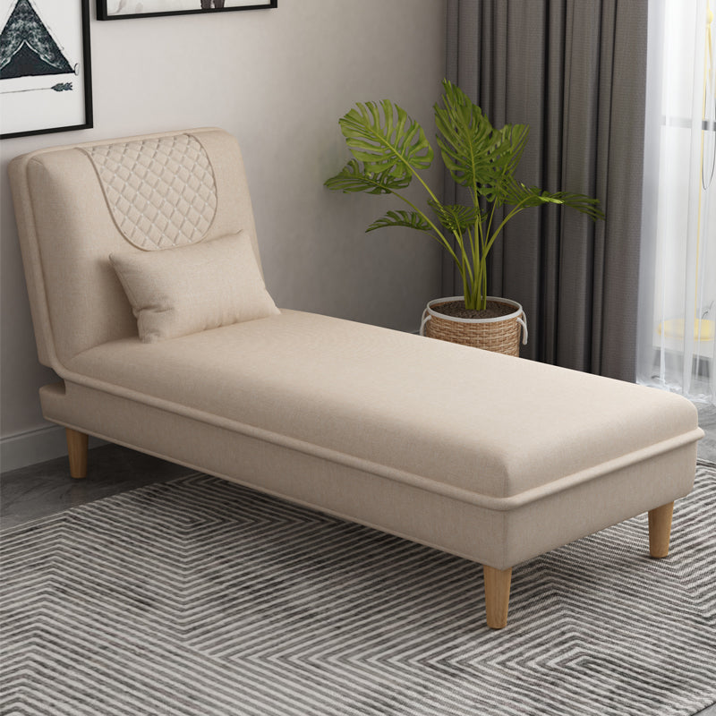 Contemporary Upholstered Chaise Lounge Couch Armless Chaise Lounge Chair