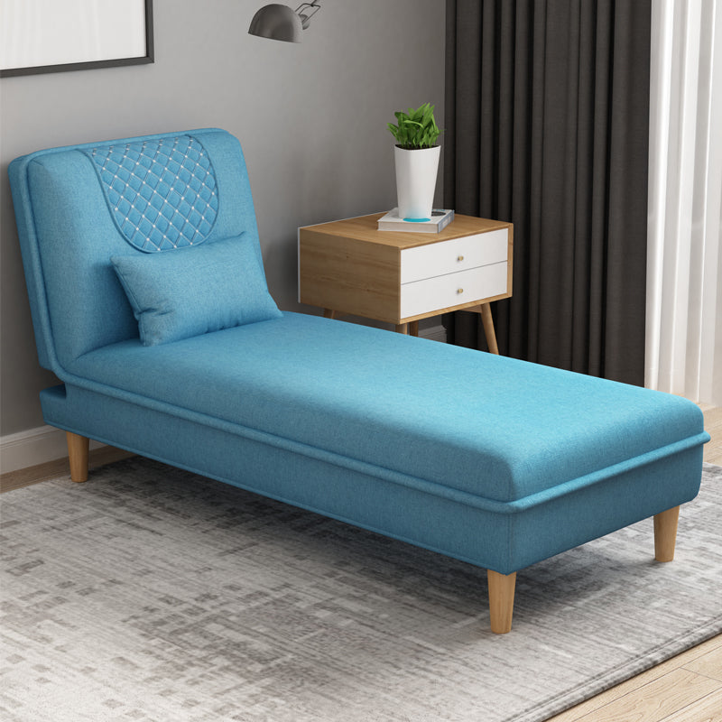 Contemporary Upholstered Chaise Lounge Couch Armless Chaise Lounge Chair