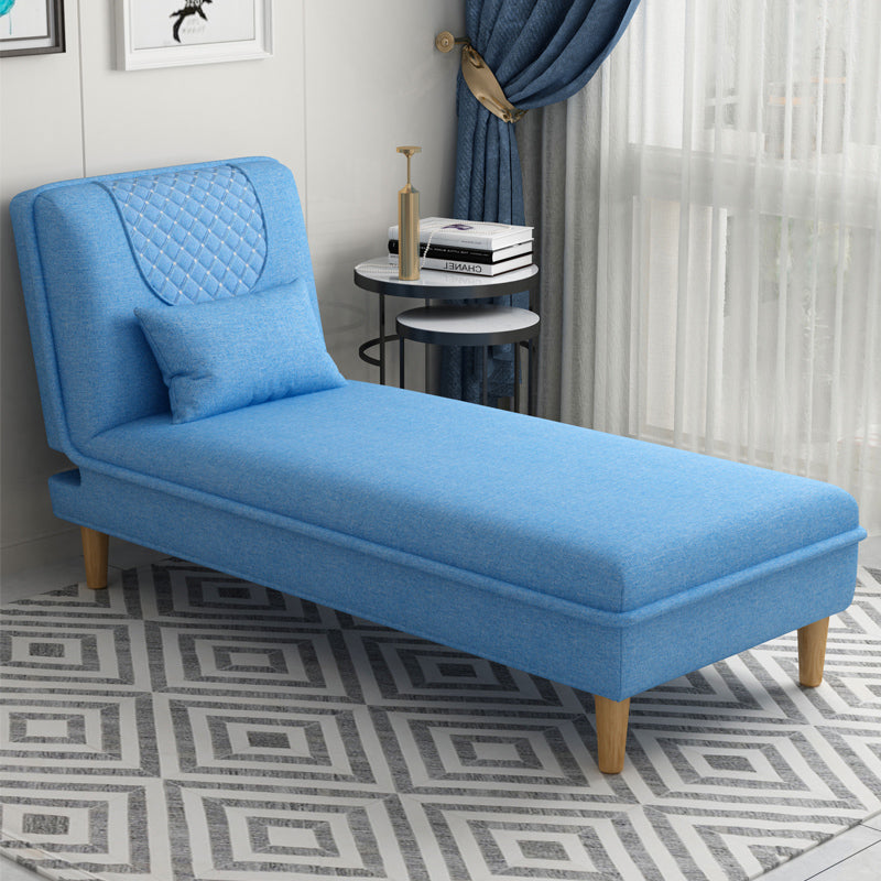 Contemporary Upholstered Chaise Lounge Couch Armless Chaise Lounge Chair