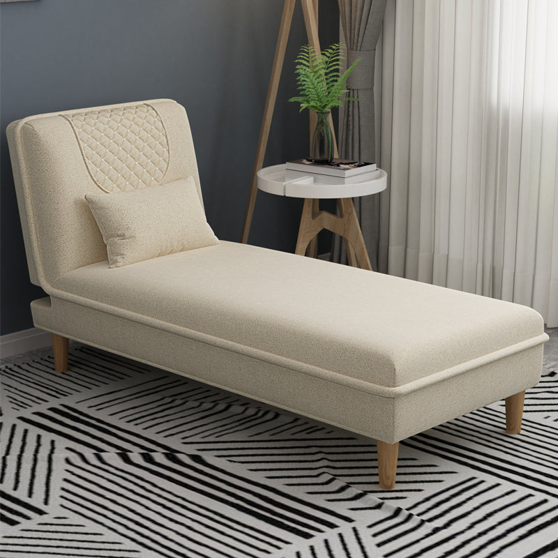 Contemporary Upholstered Chaise Lounge Couch Armless Chaise Lounge Chair