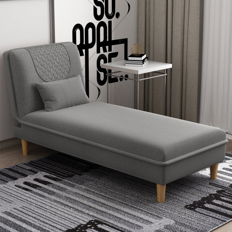 Contemporary Upholstered Chaise Lounge Couch Armless Chaise Lounge Chair