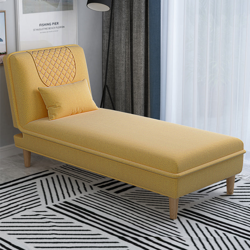Contemporary Upholstered Chaise Lounge Couch Armless Chaise Lounge Chair