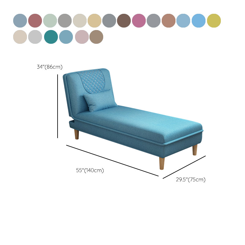 Contemporary Upholstered Chaise Lounge Couch Armless Chaise Lounge Chair