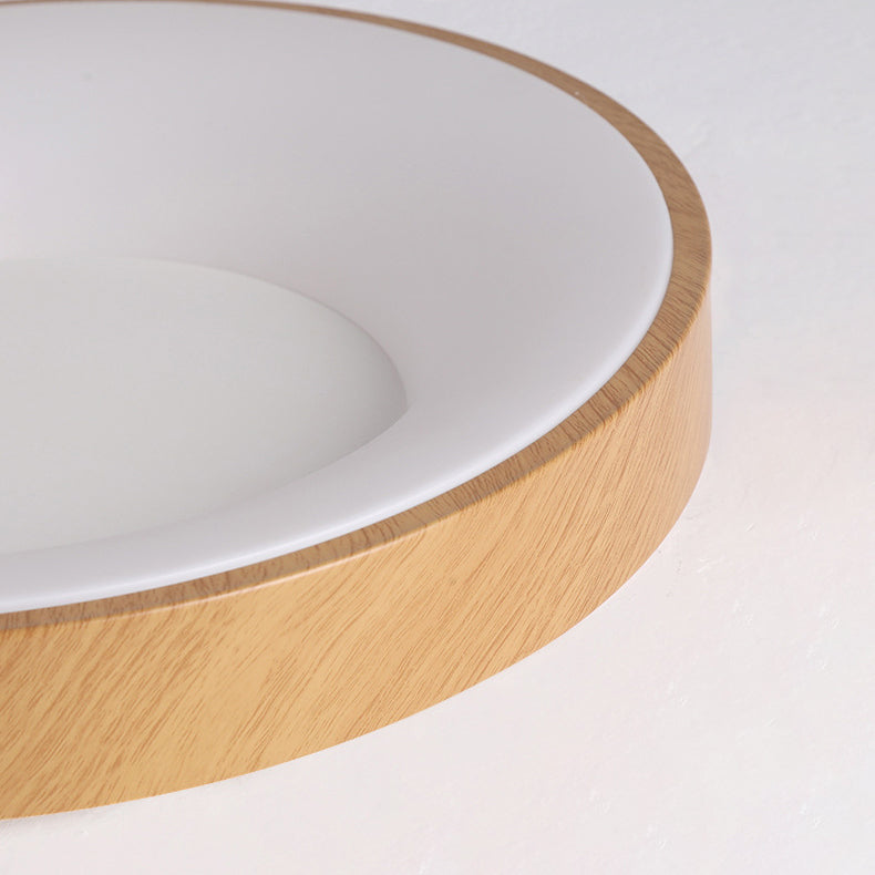 Circular Flush Mount Fixture Modern Metal 1 Light Flush Light