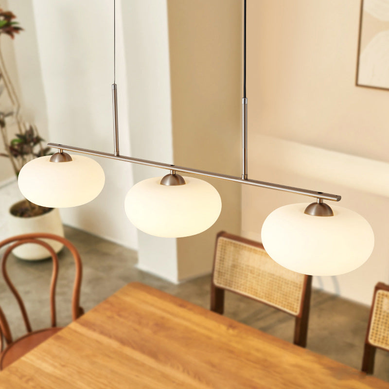 Unique Shape Hanging Lamp Modern 3 Lights Island Chandelier Lights for Dining Room