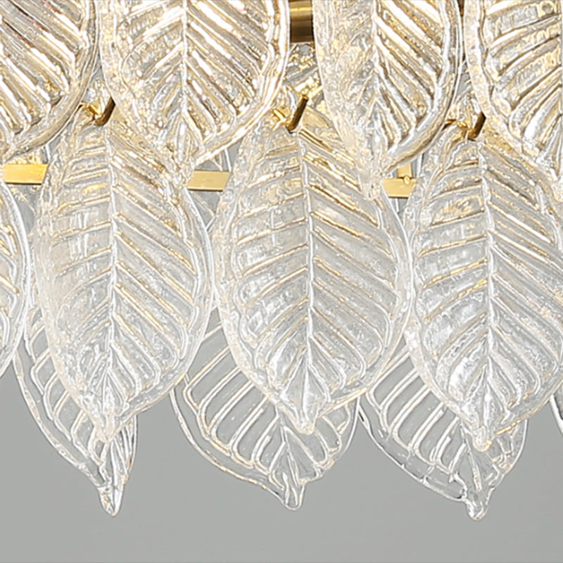 Contemporary Glass Island Lighting Fixture Creative Pendant Light for Dining Room