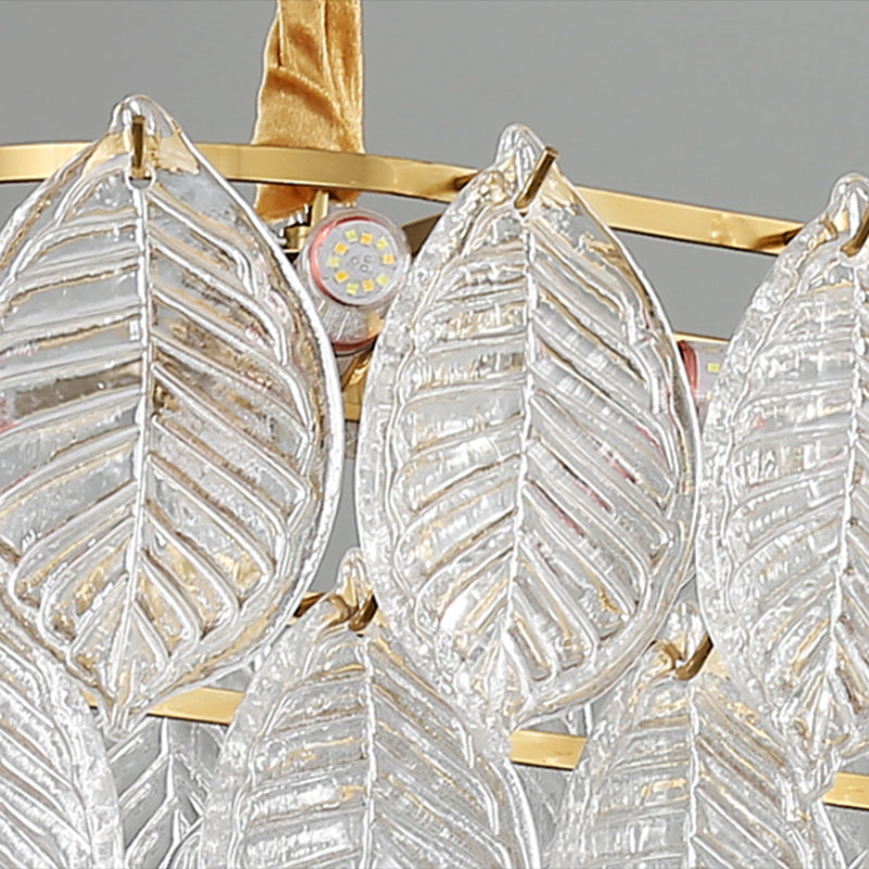 Contemporary Glass Island Lighting Fixture Creative Pendant Light for Dining Room