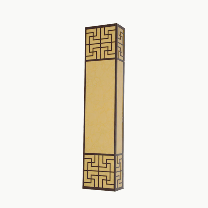 Rectangular Wall Sconce Contemporary Outdoor Wall Light Fixture for Courtyard