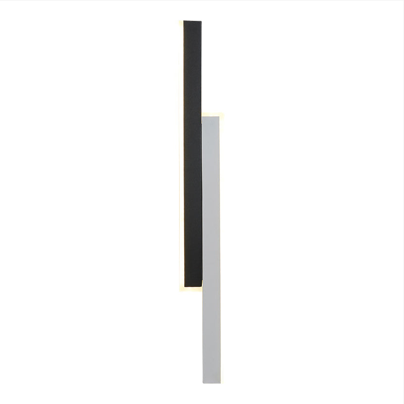 Modern White/Black Wall Mounted Sconce Linear Wall Light for Dining Room