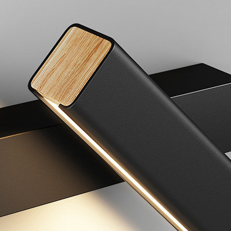 Single Modern White/Black Wall Mounted Sconce LED Wall Light for Bedroom