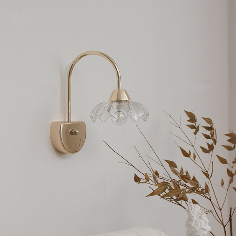 Postmodern Wall Light Sconce Creative Glass Wall Light Fixture for Bedroom