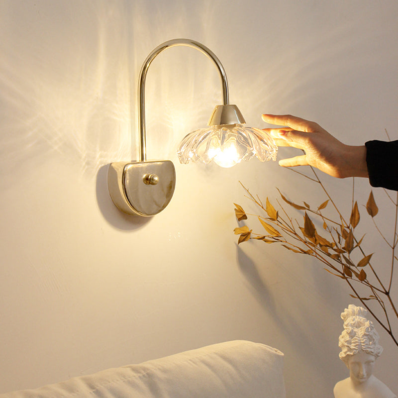 Postmodern Wall Light Sconce Creative Glass Wall Light Fixture for Bedroom