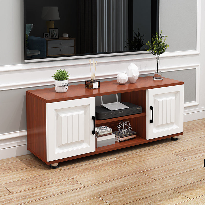 Wooden TV Stand Console Scandinavian Media Console for Living Room