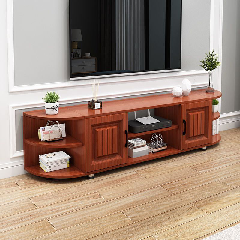 Wooden TV Stand Console Scandinavian Media Console for Living Room