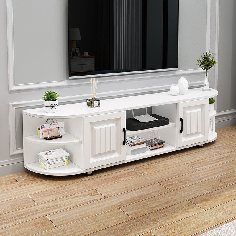 Wooden TV Stand Console Scandinavian Media Console for Living Room