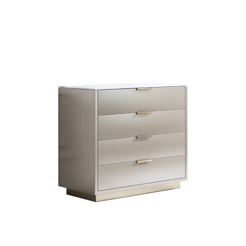 Modern Storage Chest Dresser Stone/Wooden Storage Chest with Drawers