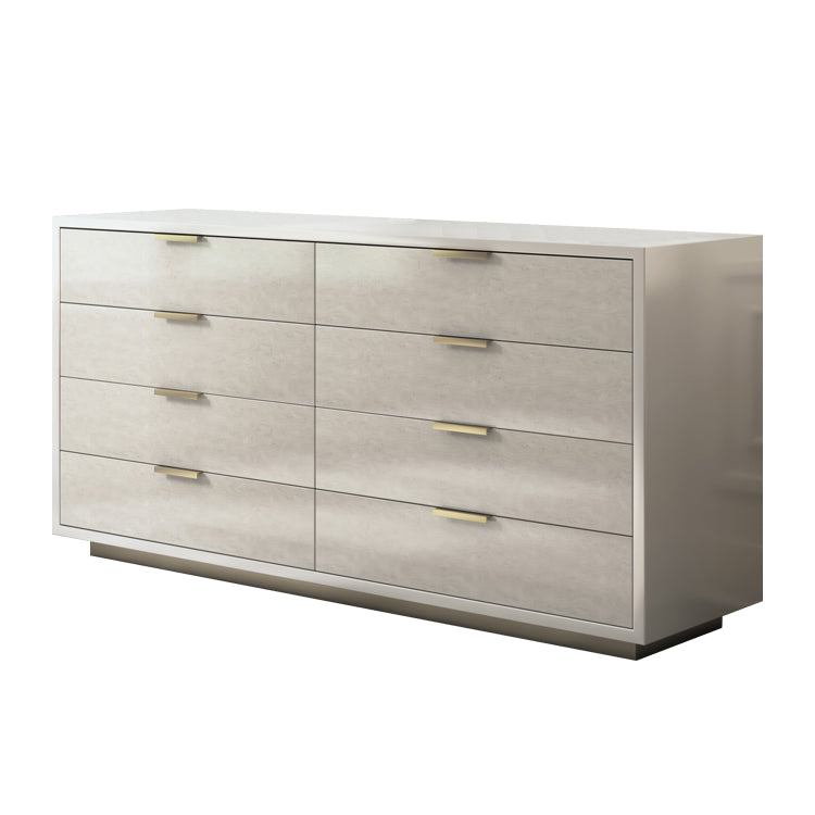 Modern Storage Chest Dresser Stone/Wooden Storage Chest with Drawers