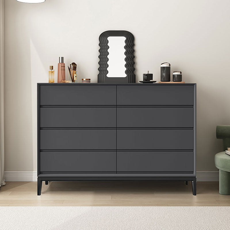 Modern Dresser Solid Wood Storage Chest Dresser with 8 Drawers