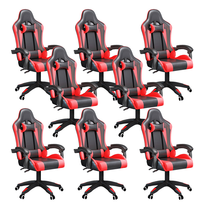 Modern Office Chair Distressing Ergonomic Pillow Included Desk Chair