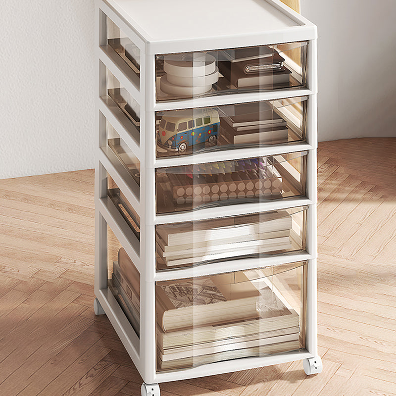 Modern Plastic Drawers File Cabinet Storage Filing Cabinet for Office