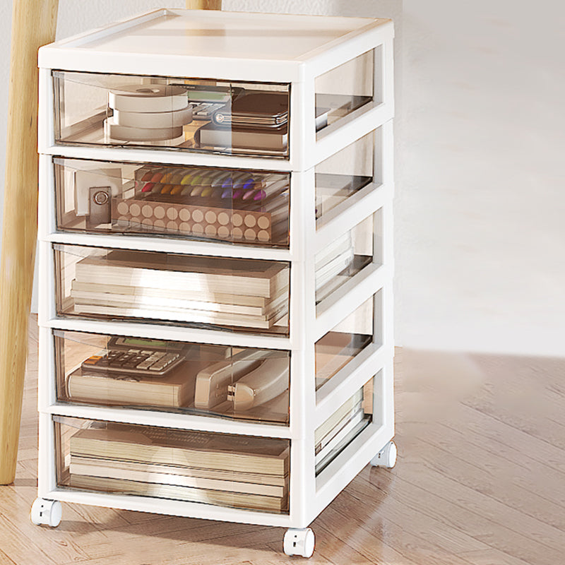 Modern Plastic Drawers File Cabinet Storage Filing Cabinet for Office