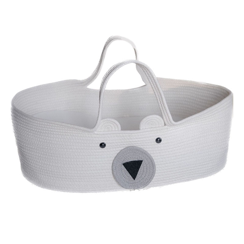 Modern Foldable Cloth Oval Portable Moses Basket without Pad