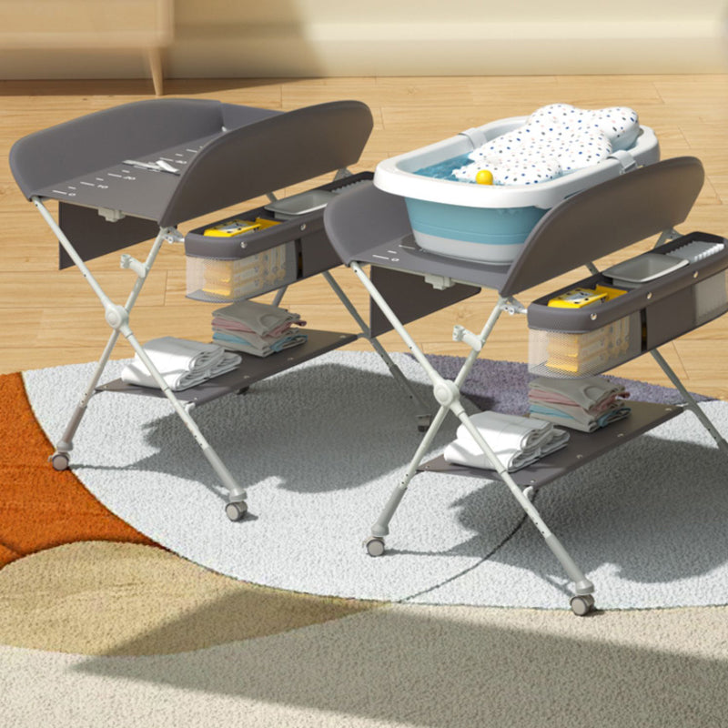 Contemporary Style Baby Changing Table Portable for 0-3 Years Old