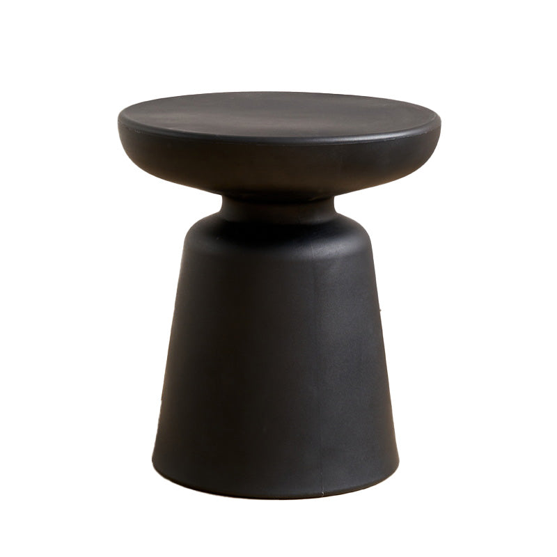 Pedestal End Table Plastic Round Side Sofa Side Accent Table