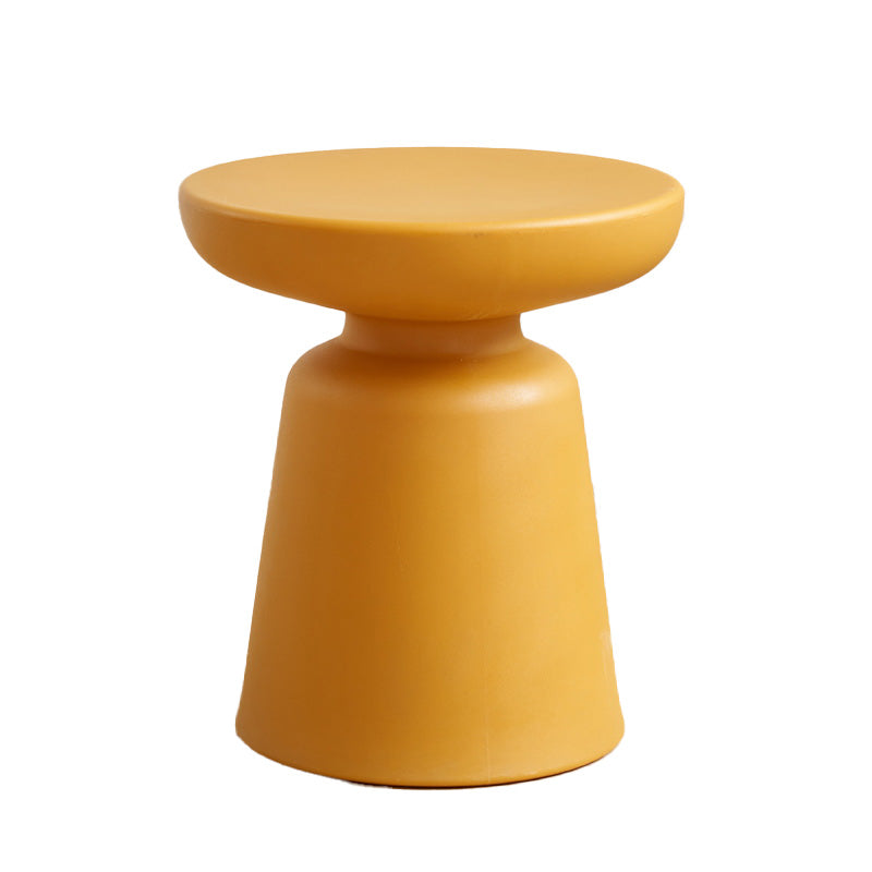 Pedestal End Table Plastic Round Side Sofa Side Accent Table