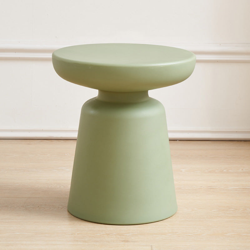 Pedestal End Table Plastic Round Side Sofa Side Accent Table