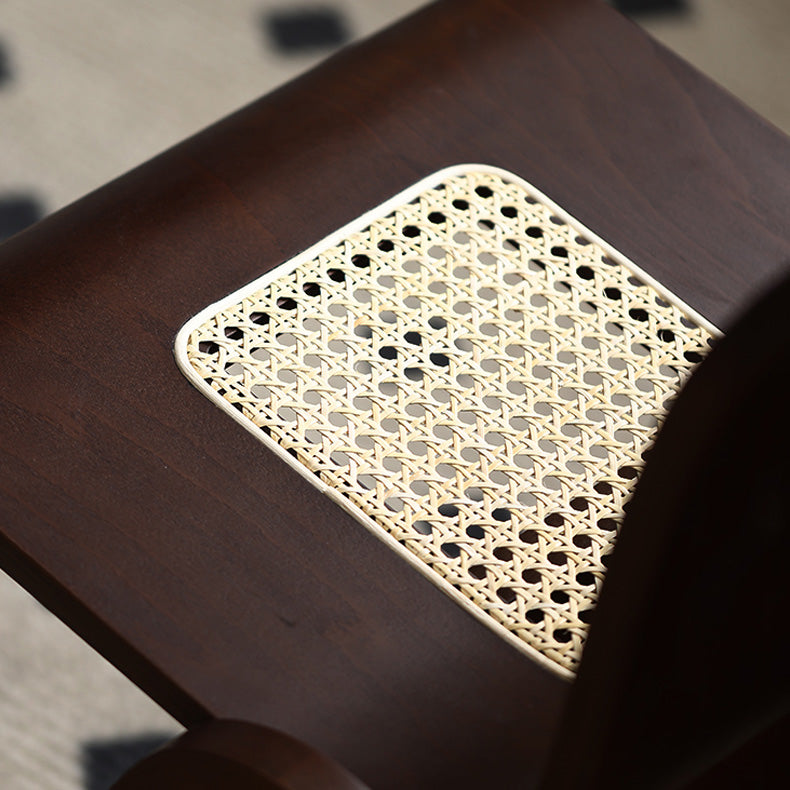Modern Style Dining Chair Solid Wood Low Back Side Chair for Dining Room