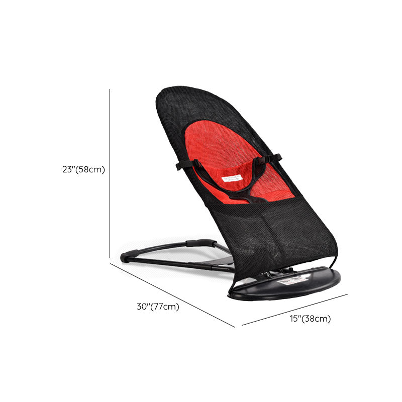 Metal Modern Rocking Crib Cradle Foldable Height Adjustable for Newborn