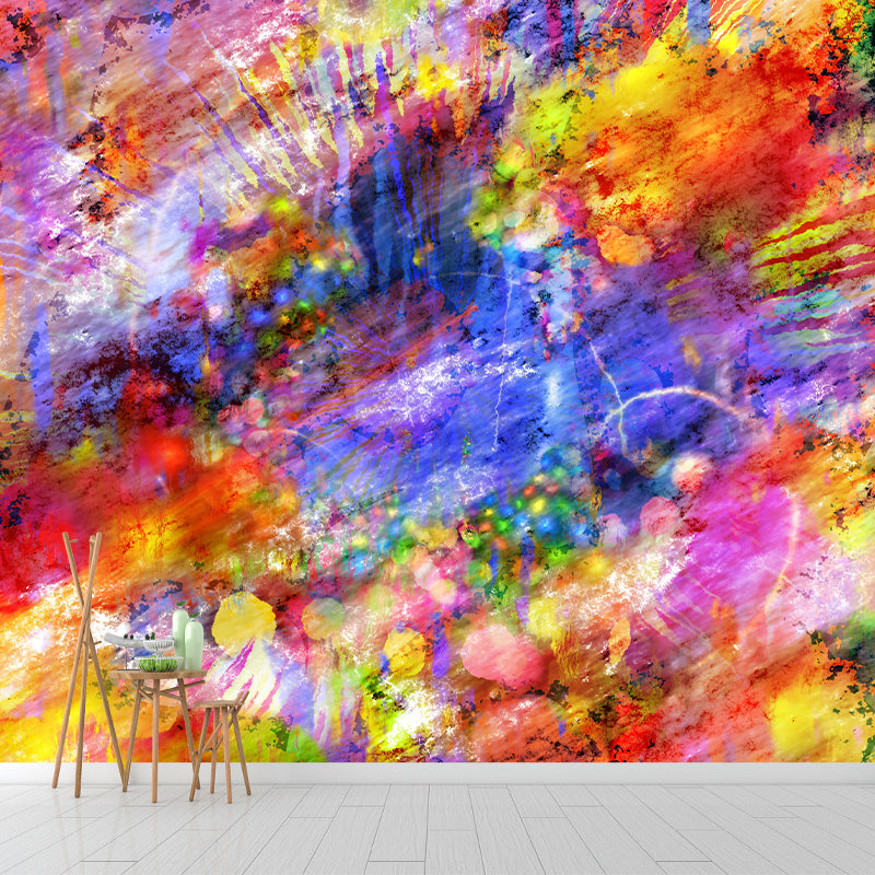 Illustration Abstract Pattern Mildew Wall Mural Horizontalt for Living Room
